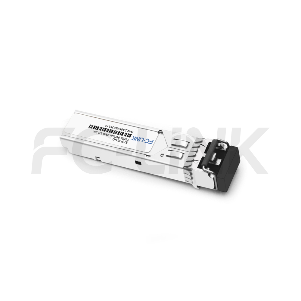 1SFP 155M 850nm 2km LC DX Transceiver 100M SFP FX Transceiver for 2km MMF Links, 850nm Duplex LC
