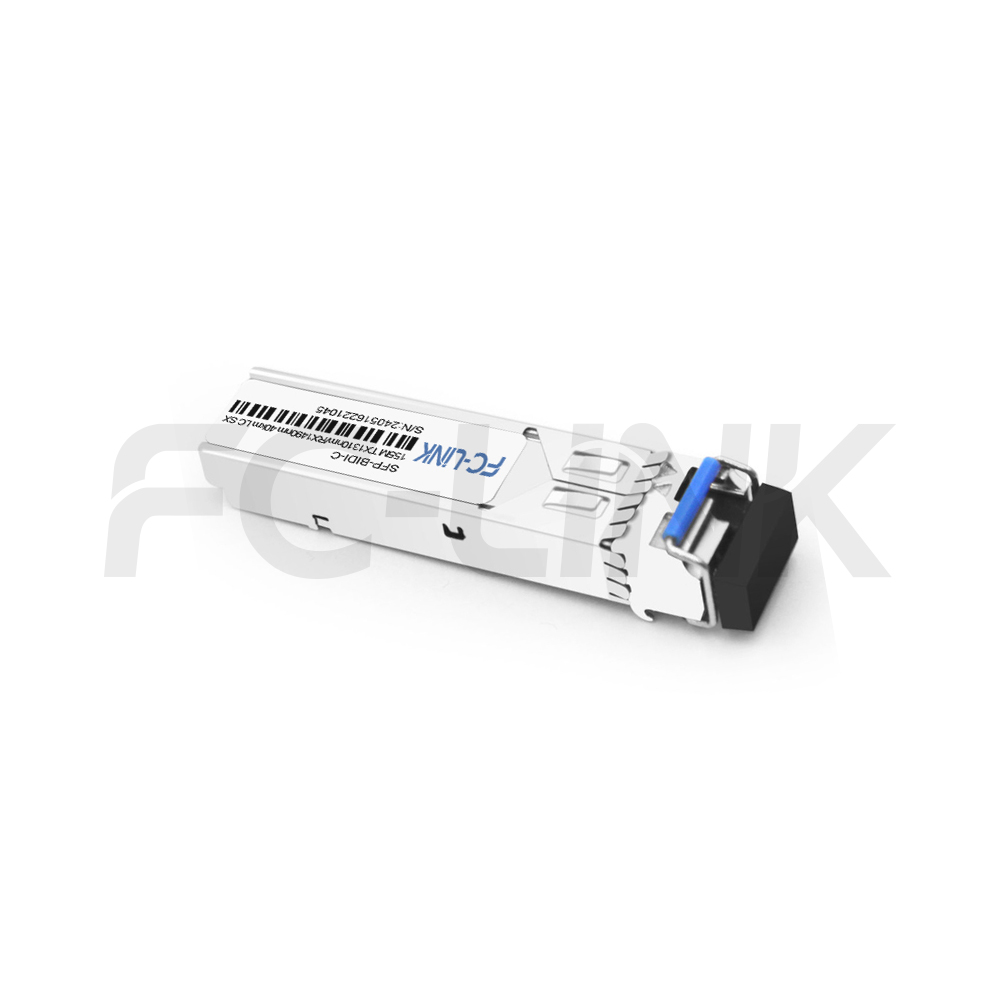1.25G SFP BIDI Transceiver for 550m/3/10/20/40/60km SMF/MMF Links, 1310nm/1490nm Simplex LC/SC