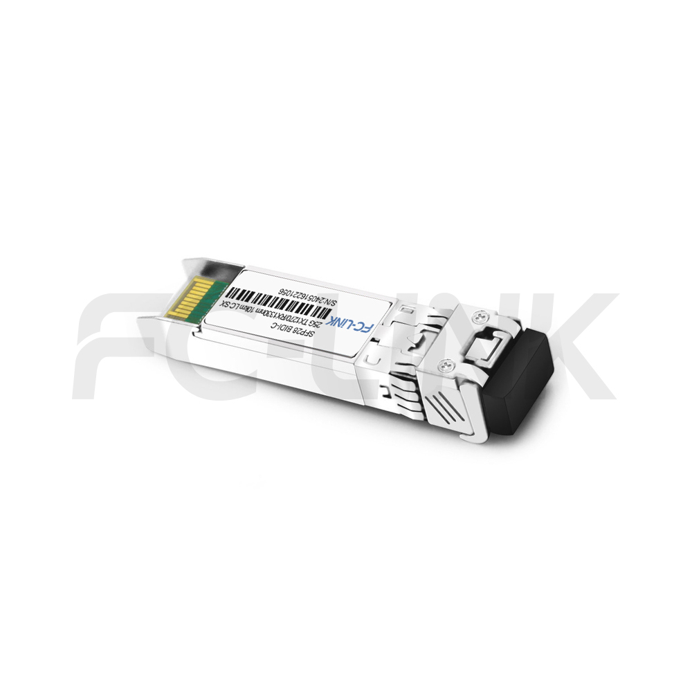 25G SFP28 BIDI ELR Transceiver for 20km SMF Links, 1270/1330nm Simplex LC