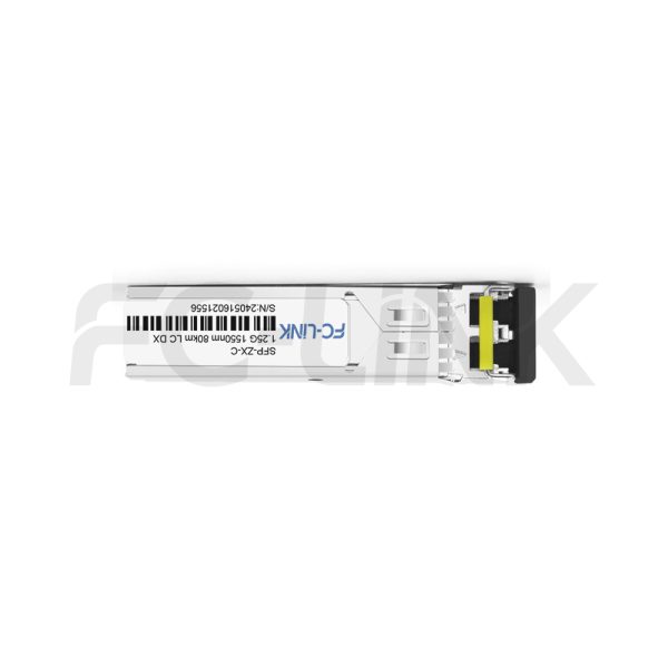 1.25G SFP ZX/EZX Transceiver for 40/80/100/120/160km SMF Links, 1550nm Duplex LC