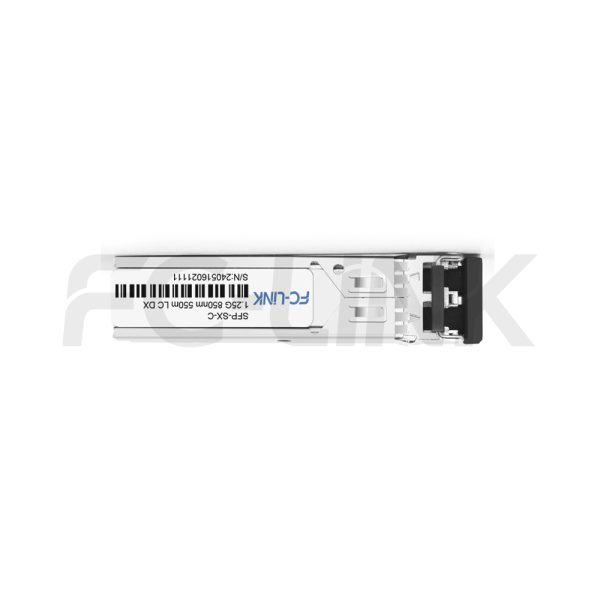 1.25G SFP SX Transceiver for 550m MMF Links, 850nm Duplex LC