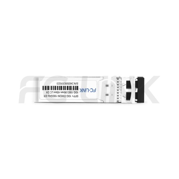 10G DWDM 100GHz SFP+ ER Transceiver for 40km SMF Links, Duplex LC