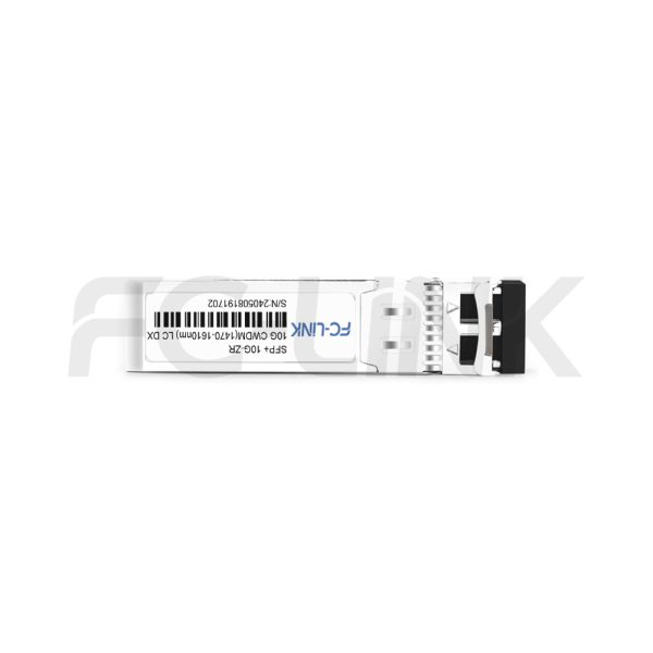 10G CWDM SFP+ ZR Transceiver for SMF Links, 1470nm to 1610nm Duplex LC