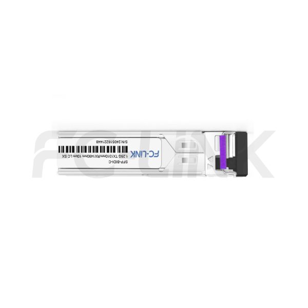 1.25G SFP BIDI Transceiver for 550m/3/10/20/40/60km SMF/MMF Links, 1310nm/1490nm Simplex LC/SC