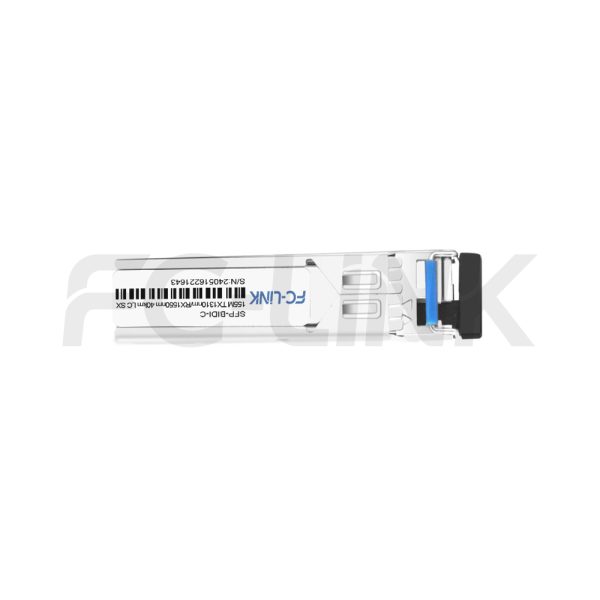 155M SFP BIDI Transceiver for 2/15/40/80km SMF/MMF Links, 1310nm/1550nm Simplex LC/SC
