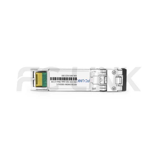 25G DWDM C-Band SFP28 Transceiver for 10km SMF Links, Duplex LC