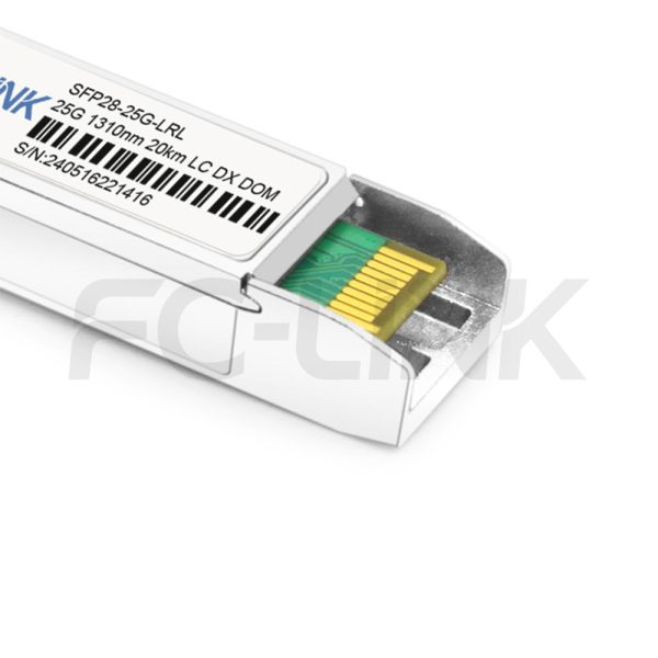 25G SFP28 LR Transceiver for 20km SMF Links, 1310nm Duplex LC