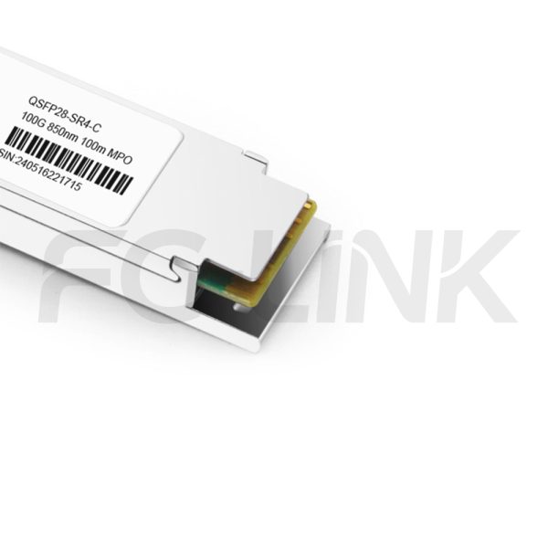 100g-qsfp28-850nm-100m-mpo8-12-gallery-3 Generic Compatible 100GBASE-SR4 QSFP28 850nm 100m DOM MPO8/12 MMF Optical Transceiver Module