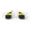 MPO Breakout Cable, 2 x MPO-12 APC(Female/Male) to 3 x MPO-8 APC(Female/Male), 24 Fibers, Singlemode(OS2),0.35dB Max, Yellow