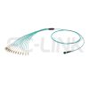 mpo-12-fibers-om3-mm-harness-cable-main-1 MPO Harness Cable, MPO-12 PC/APC(Female/Male) to LC PC/APC, 12 Fibers, Multimode(OM3), 0.35dB Max, Type A/AF/B/U, Aqua