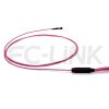 mpo-12-fibers-om4-mm-harness-cable-gallery-4 MPO Harness Cable, MPO-12 PC/APC(Female/Male) to LC PC/APC, 12 Fibers, Multimode(OM4), 0.35dB Max, Type A/AF/B/U, Aqua/Violet