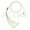 mpo-12-fibers-om5-mm-harness-cable-gallery-5 MPO Harness Cable, MPO-12 PC/APC(Female/Male) to LC PC/APC, 12 Fibers, Multimode(OM5), 0.35dB Max, Type A/AF/B/U, Lime Green