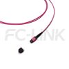 mpo-16-fibers-om4-mm-harness-cable-gallery-1 MPO Harness Cable, MPO-16 PC/APC(Female/Male) to LC PC/APC, 16 Fibers, Multimode(OM4), 0.35dB Max, Type B, Aqua/Violet