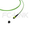 mpo-16-fibers-om5-mm-harness-cable-gallery-1 MPO Harness Cable, MPO-16 PC/APC(Female/Male) to LC PC/APC, 16 Fibers, Multimode(OM5), 0.35dB Max, Type B, Lime Green