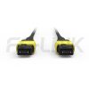mpo-16-fibers-os2-sm-armored-jumper-gallery-1 Armored MPO-16 Fiber Optic Cable - MPO to MPO OS2 Singlemode, 16-Fiber Armored Jumper Cord, for 800G QSFP-DD & 800G OSFP DR8, APC Polish (Female/Male), Type B, Yellow