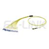 MPO Harness Cable, MPO-16 APC(Female/Male) to LC APC, 16 Fibers, Singlemode, 0.35dB Max, Type B, Yellow