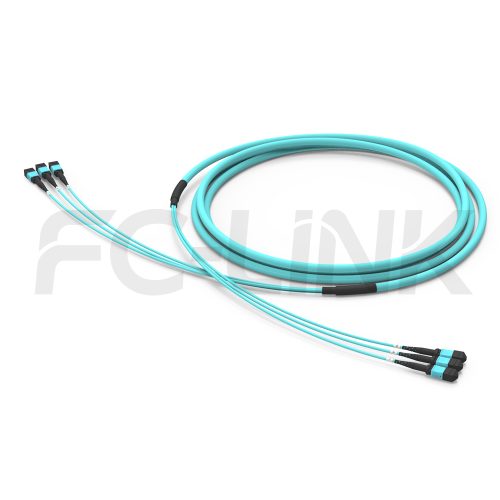 MPO-24 Trunk Cable - 24 Fiber Main Trunk Cord, Base-8, Supports OS2/OM3/OM4/OM5, for 400G/800G Backbone, PC/APC Polish (Female/Male), Type A/B