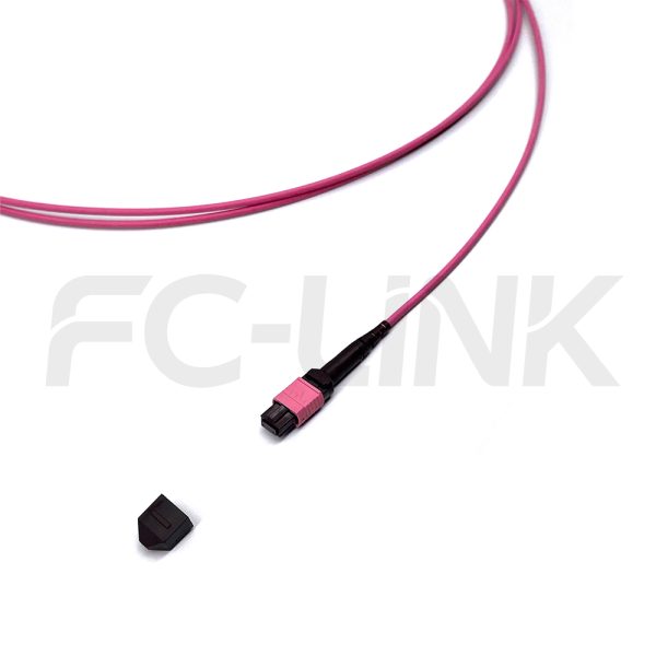 mpo-24-fibers-om4-mm-harness-cable-gallery-1 MPO Harness Cable, MPO-24 PC/APC(Female/Male) to LC PC/APC, 24 Fibers, Multimode(OM4), 0.35dB Max, Type A/B/C/U, Aqua/Violet
