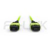 mpo-24-fibers-om5-mm-jumper-gallery-1 MPO-24 Fiber Optic Cable - MPO to MPO OM5 Multimode, 24-Fiber Main Trunk Cord, for 10G/25G Backbone, PC Polish (Female/Male), Type A/B/C/D/E, Lime Green