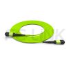 mpo-24-fibers-om5-mm-jumper-gallery-4 MPO-24 Fiber Optic Cable - MPO to MPO OM5 Multimode, 24-Fiber Main Trunk Cord, for 10G/25G Backbone, PC Polish (Female/Male), Type A/B/C/D/E, Lime Green