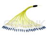 MPO Harness Cable, MPO-24 APC(Female/Male) to LC APC, 24 Fibers, Singlemode, 0.35dB Max, Type A/B/C/U, Yellow