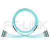 mpo-48-fibers-base-8-trunk-cable-gallery-4 MPO-48 Trunk Cable - 48 Fiber Main Trunk Cord, Base-8, Supports OS2/OM3/OM4/OM5, for Ultra-High-Density Backbone, PC/APC Polish (Female/Male), Type A/B