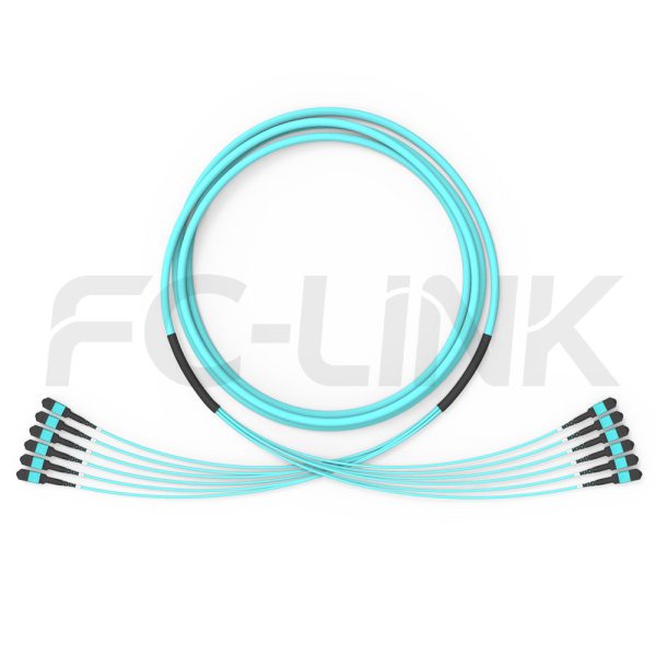mpo-48-fibers-base-8-trunk-cable-gallery-4 MPO-48 Trunk Cable - 48 Fiber Main Trunk Cord, Base-8, Supports OS2/OM3/OM4/OM5, for Ultra-High-Density Backbone, PC/APC Polish (Female/Male), Type A/B