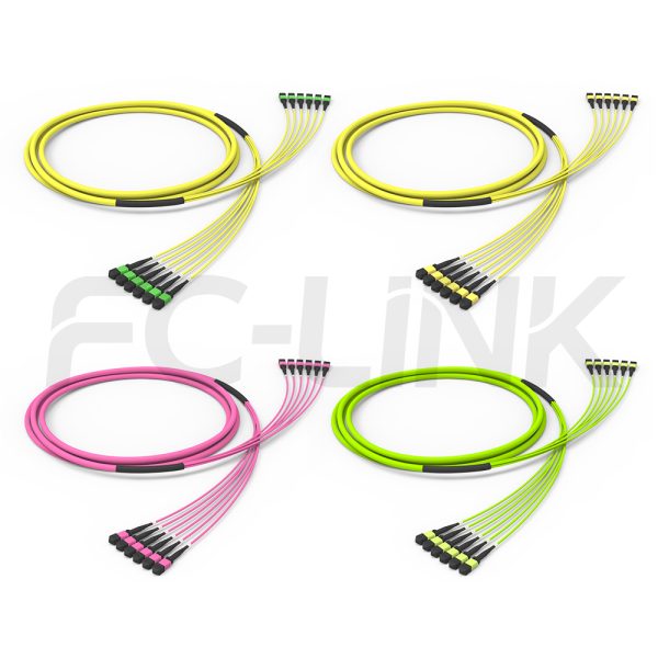 mpo-48-fibers-base-8-trunk-cable-gallery-5 MPO-48 Trunk Cable - 48 Fiber Main Trunk Cord, Base-8, Supports OS2/OM3/OM4/OM5, for Ultra-High-Density Backbone, PC/APC Polish (Female/Male), Type A/B