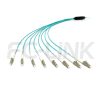 mpo-8-fibers-om3-mm-harness-cable-gallery-3 MPO Harness Cable, MPO-8 PC/APC(Female/Male) to LC PC/APC, 8 Fibers, Multimode(OM3), 0.35dB Max, Type A/AF/B/U, Aqua