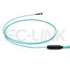 mpo-8-fibers-om3-mm-harness-cable-gallery-4 MPO Harness Cable, MPO-8 PC/APC(Female/Male) to LC PC/APC, 8 Fibers, Multimode(OM3), 0.35dB Max, Type A/AF/B/U, Aqua