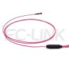 MPO Harness Cable, MPO-8 PC/APC(Female/Male) to LC PC/APC, 8 Fibers, Multimode(OM4), 0.35dB Max, Type A/AF/B/U, Aqua/Violet