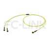 mpo12-2-mpo6-sm-os2-breakout-cable-main-1 MPO Breakout Cable, MPO-12 APC(Female/Male) to 2 x MPO-6 APC(Female/Male), 12 Fibers, Singlemode(OS2),0.35dB Max, Yellow
