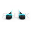 mpo16-2-mpo8-om3-mm-breakout-cable-gallery-2 MPO Breakout Cable, MPO-16 PC/APC(Female/Male) to 2 x MPO-8 PC/APC(Female/Male), 16 Fibers, Multimode(OM3),0.35dB Max, Aqua