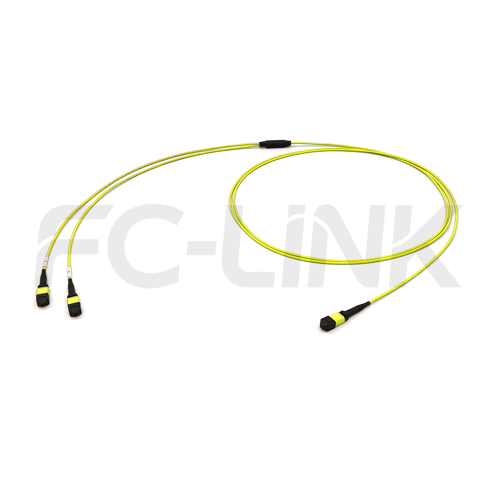 mpo16-2-mpo8-sm-os2-breakout-cable-main-1 MPO Breakout Cable, MPO-16 APC(Female/Male) to 2 x MPO-8 APC(Female/Male), 16 Fibers, Singlemode(OS2),0.35dB Max, Yellow