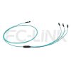 mpo24-3-mpo8-om3-mm-breakout-cable-gallery-5 MPO Breakout Cable, MPO-24 PC/APC(Female/Male) to 3 x MPO-8 PC/APC(Female/Male), 24 Fibers, Multimode(OM3),0.35dB Max, Aqua