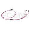 mpo24-3-mpo8-om4-mm-breakout-cable-gallery-5 MPO Breakout Cable, MPO-24 PC/APC(Female/Male) to 3 x MPO-8 PC/APC(Female/Male), 24 Fibers, Multimode(OM4),0.35dB Max, Aqua/Violet