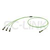 mpo24-3-mpo8-om5-mm-breakout-cable-main-1 MPO Breakout Cable, MPO-24 PC/APC(Female/Male) to 3 x MPO-8 PC/APC(Female/Male), 24 Fibers, Multimode(OM5),0.35dB Max, Lime Green