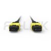 组2 Armored MPO-8 Fiber Optic Cable - MPO to MPO OS2 Singlemode, 8-Fiber Armored Jumper Cord, for 800G OSFP, 400G OSFP, 100G QSFP28, APC Polish (Female/Male), Type A/B, Yellow