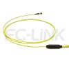 MPO Harness Cable, MPO-8 APC(Female/Male) to LC APC, 8 Fibers, Singlemode, 0.35dB Max, Type  A/AF/B/U, Yellow