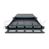 MPO 1U Rack Mount Fiber Enclosure with 4 Plastic Cassettes(8pcs of 12 Fibers MPO to LC Fiber Patch Cord), 96 Fibers, Sliding Type