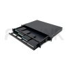MPO 1U Rack Mount Fiber Enclosure with 4 Plastic Cassettes(4pcs of 12 Fibers MPO to LC Fiber Patch Cord), 48 Fibers, Sliding Type