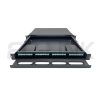 MPO 1U Rack Mount Fiber Enclosure with 4 Plastic Cassettes(4pcs of 12 Fibers MPO to LC Fiber Patch Cord), 48 Fibers, Sliding Type